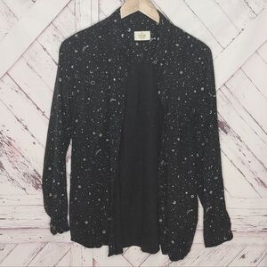 Marine Layer Valley Star Celestial Print Buttoned Down Shirt